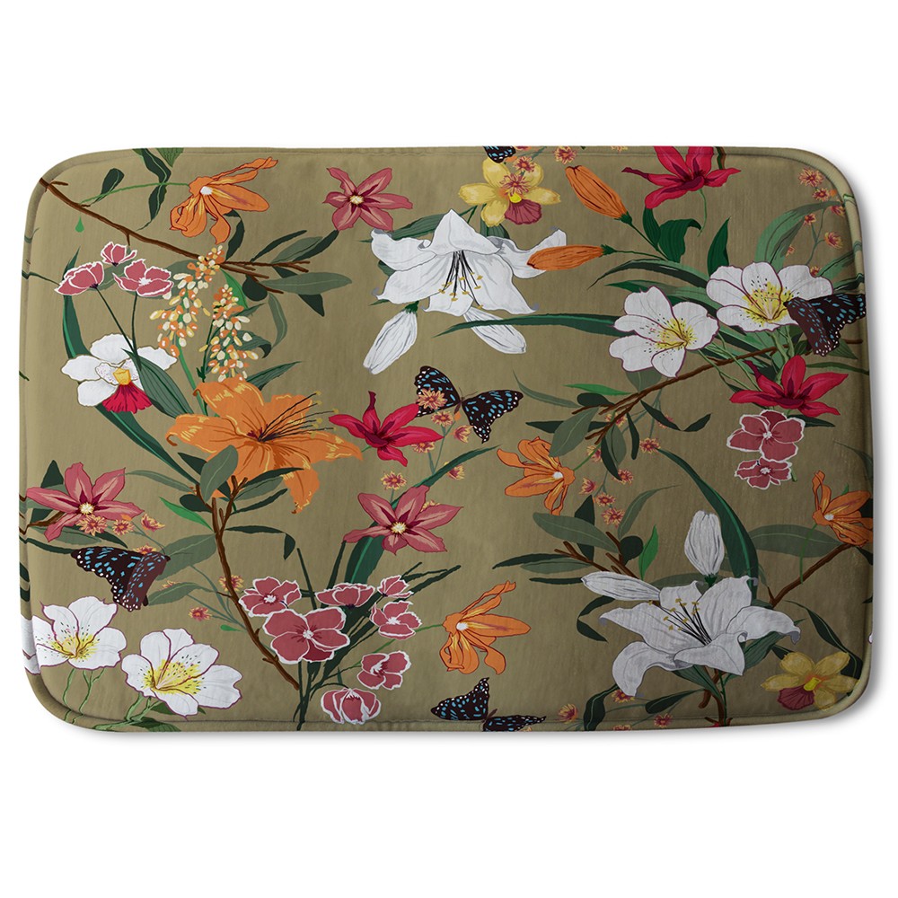 New Product Selection Of Flowers (Bath Mat)  - Andrew Lee Home and Living