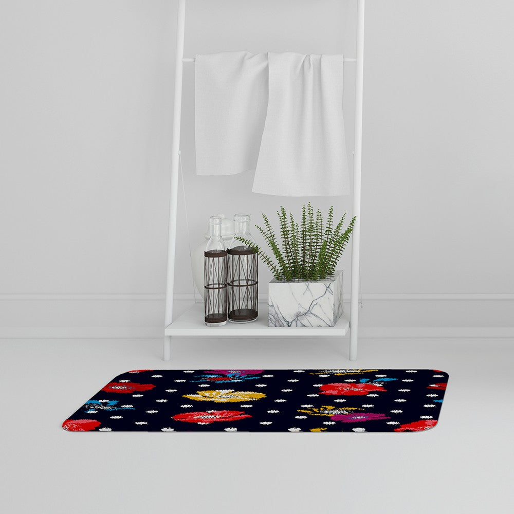 New Product Flowers & Spots (Bath Mat)  - Andrew Lee Home and Living