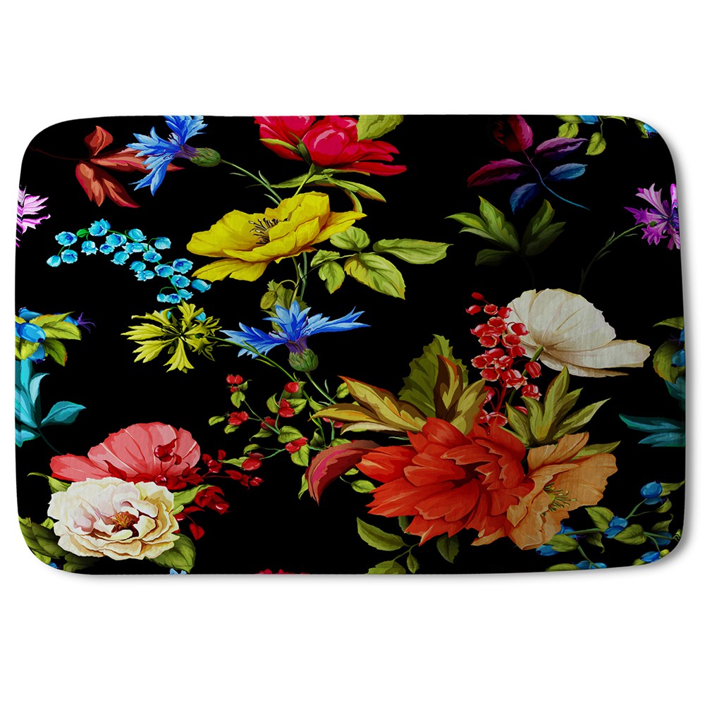 New Product Bright Vibrant Flowers (Bath Mat)  - Andrew Lee Home and Living