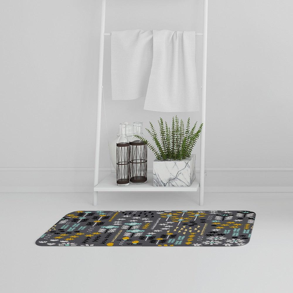 New Product Flower Print (Bath Mat)  - Andrew Lee Home and Living