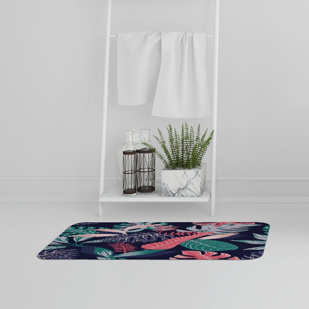 New Product Tropical Plant Leaves (Bath Mat)  - Andrew Lee Home and Living