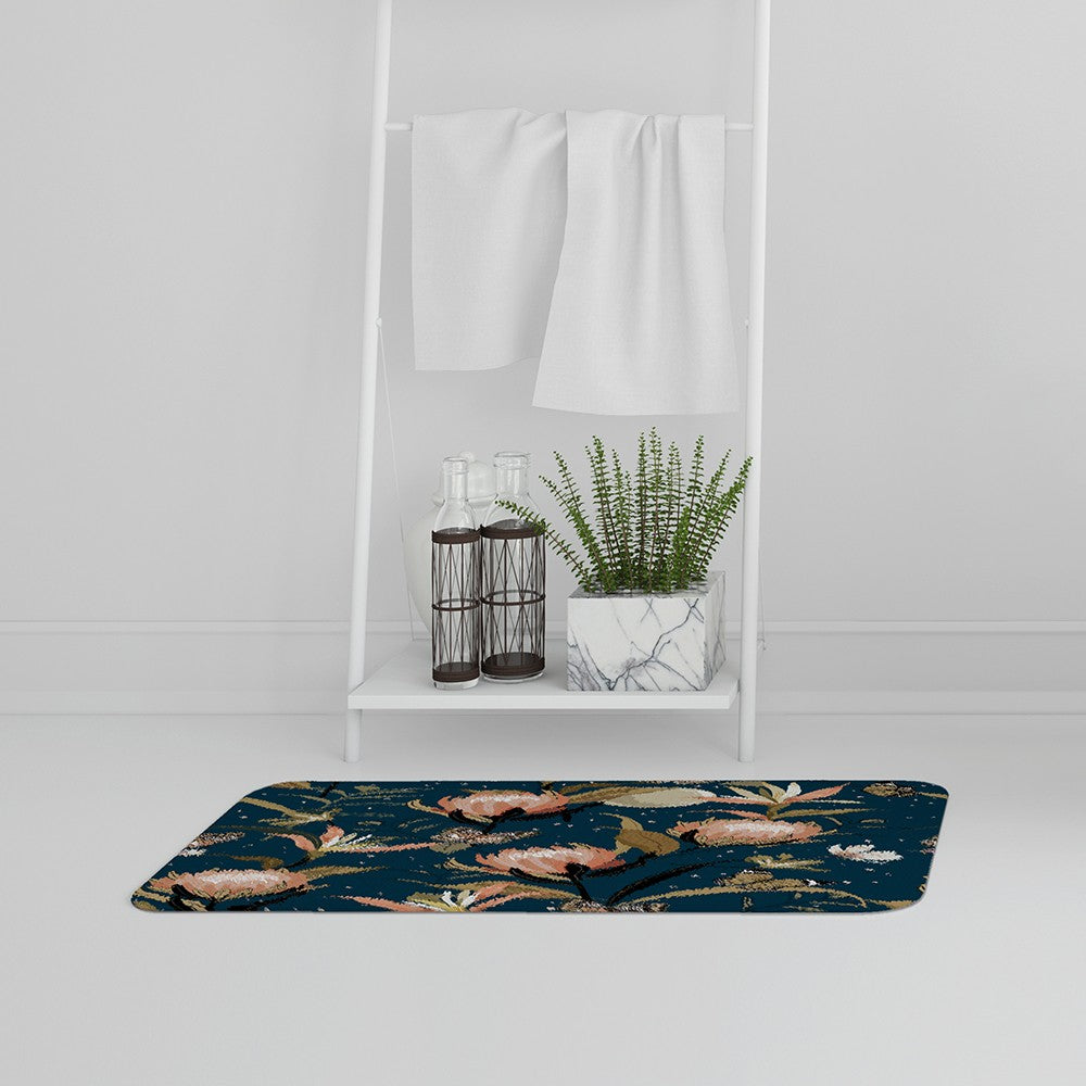 New Product The Moon, Butterflies & Flowers (Bath Mat)  - Andrew Lee Home and Living