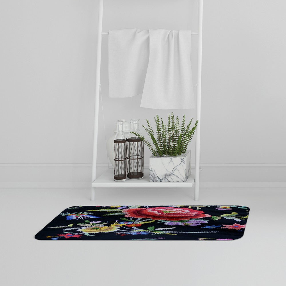 New Product Vibrant Flowers (Bath Mat)  - Andrew Lee Home and Living