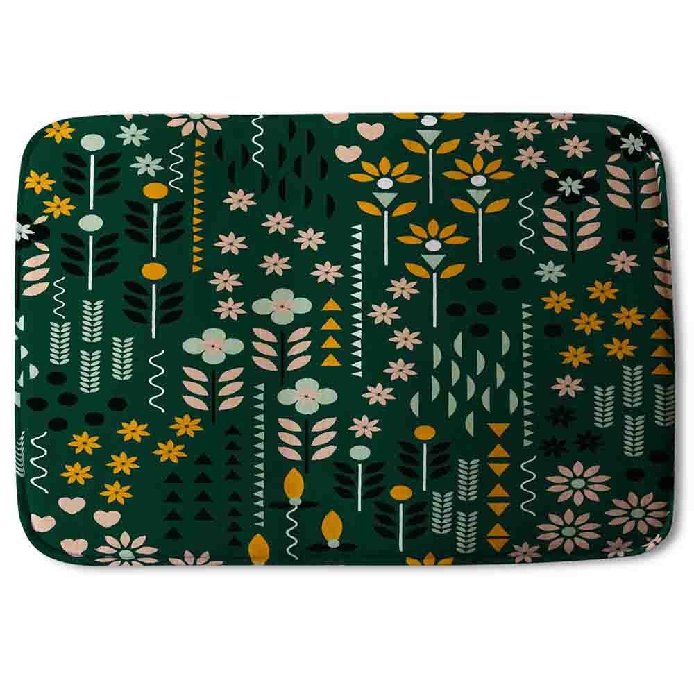 New Product Selection of Flowers Print (Bath Mat)  - Andrew Lee Home and Living