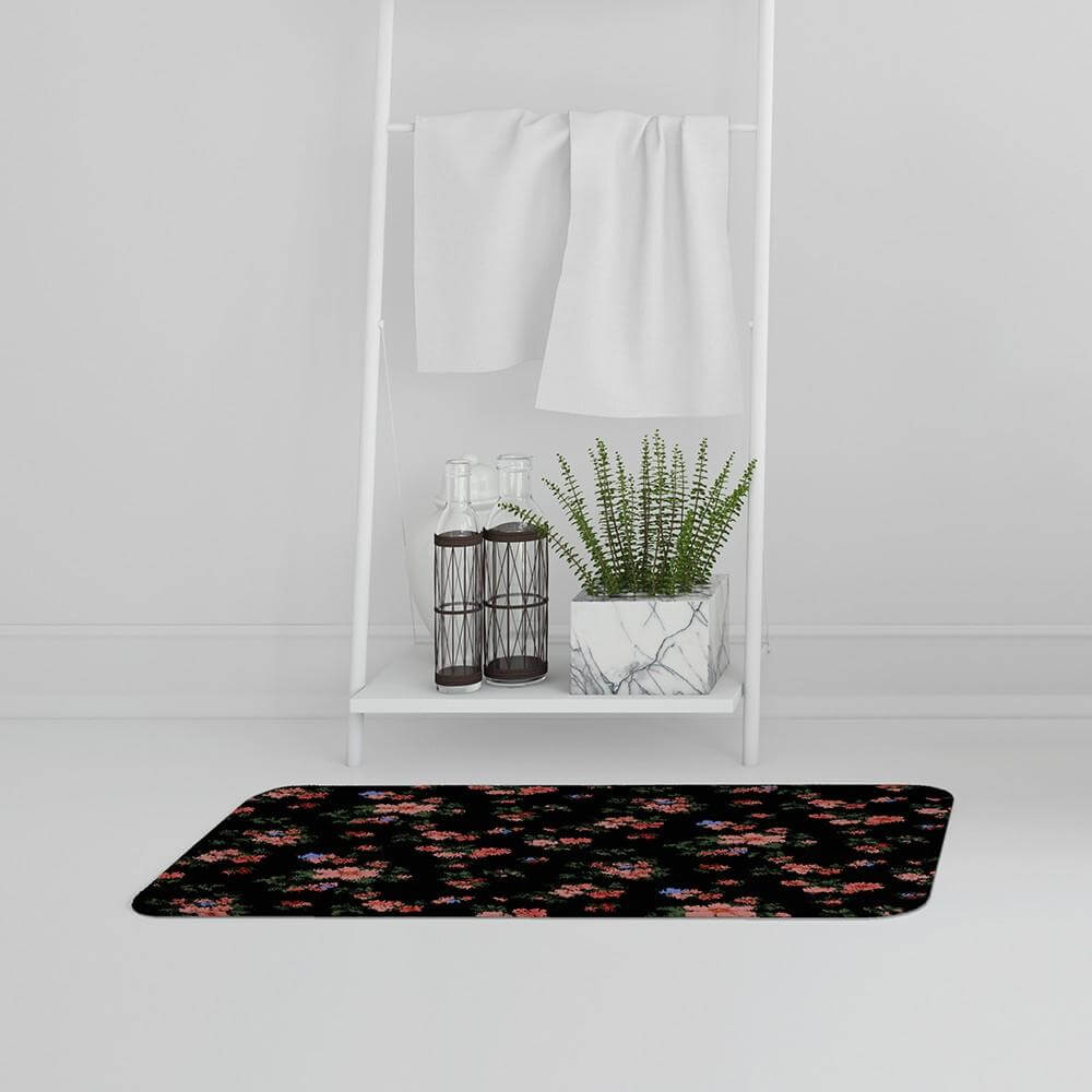 New Product Beautiful Pink Flowers (Bath Mat)  - Andrew Lee Home and Living