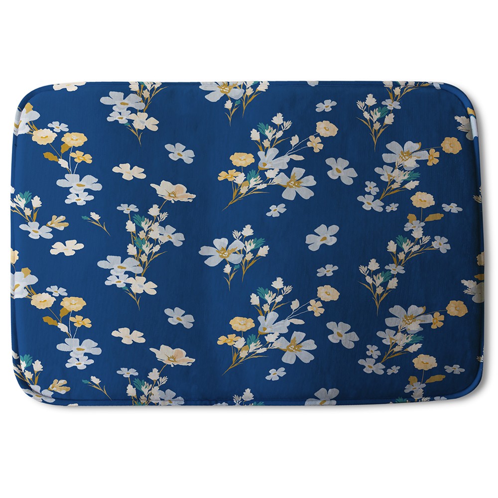 New Product Blue & Yellow Bunches (Bath Mat)  - Andrew Lee Home and Living