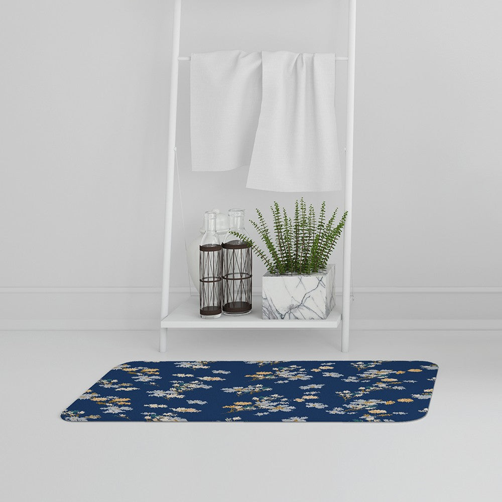 New Product Blue & Yellow Bunches (Bath Mat)  - Andrew Lee Home and Living
