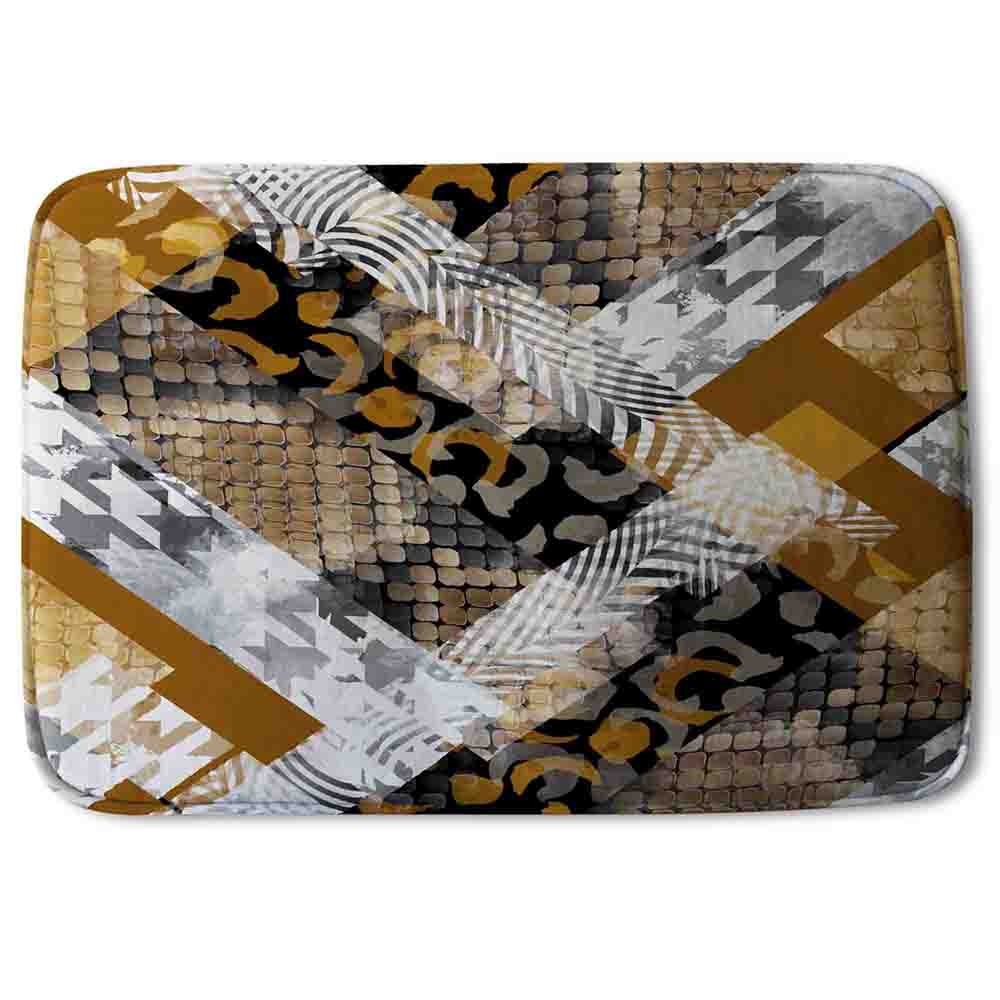New Product Geometric Snake Skin & Patterns (Bath Mat)  - Andrew Lee Home and Living
