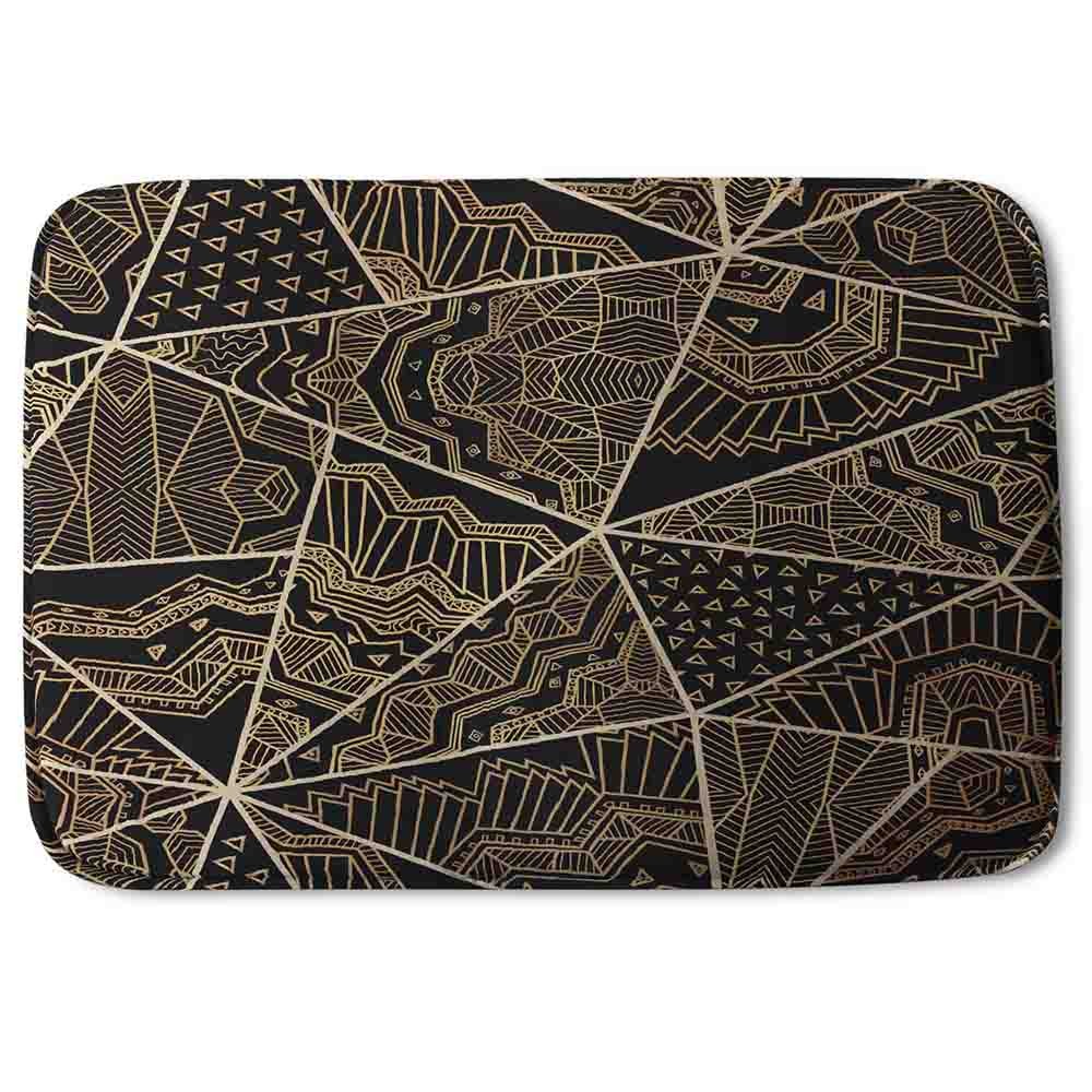 New Product Geometric Triangles with Patterns (Bath Mat)  - Andrew Lee Home and Living