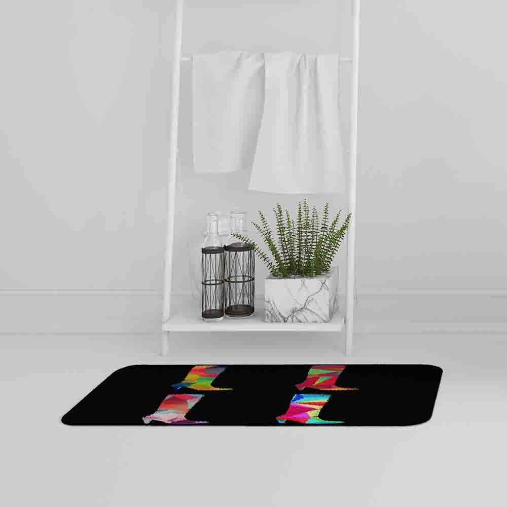 New Product Geometric Boots (Bath Mat)  - Andrew Lee Home and Living