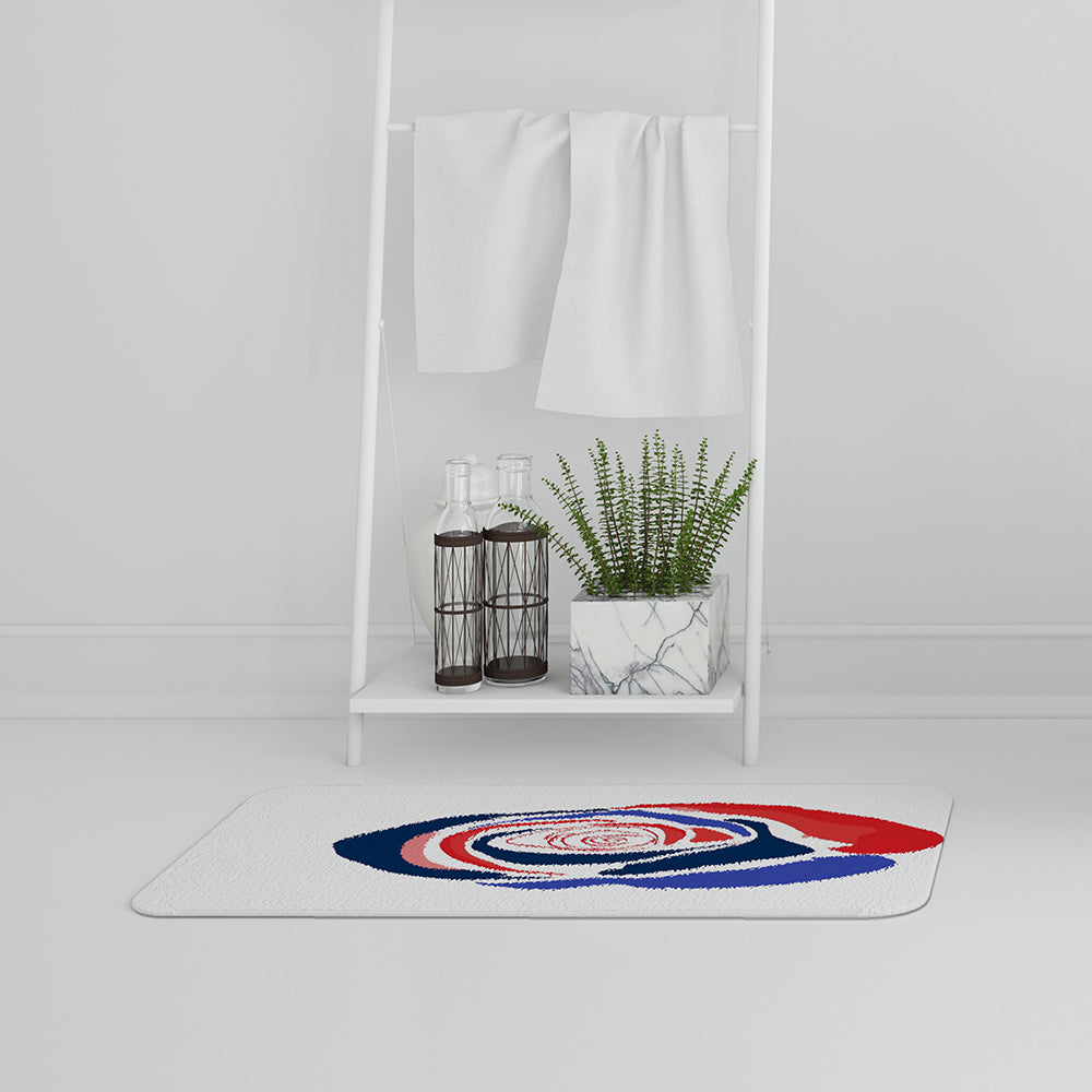 Bathmat - New Product Red & Blue Rose (Bath mats)  - Andrew Lee Home and Living