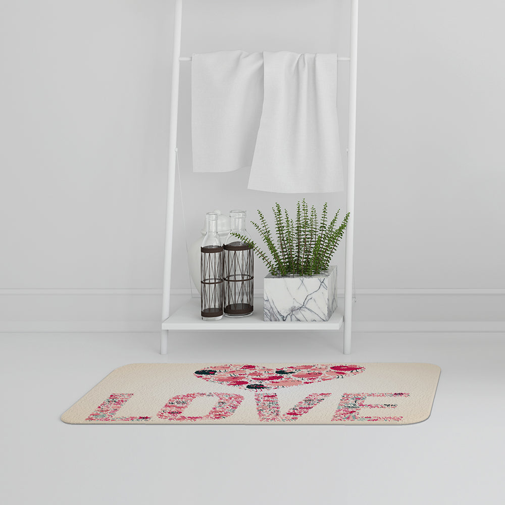 Bathmat - New Product Love Hearts (Bath mats)  - Andrew Lee Home and Living
