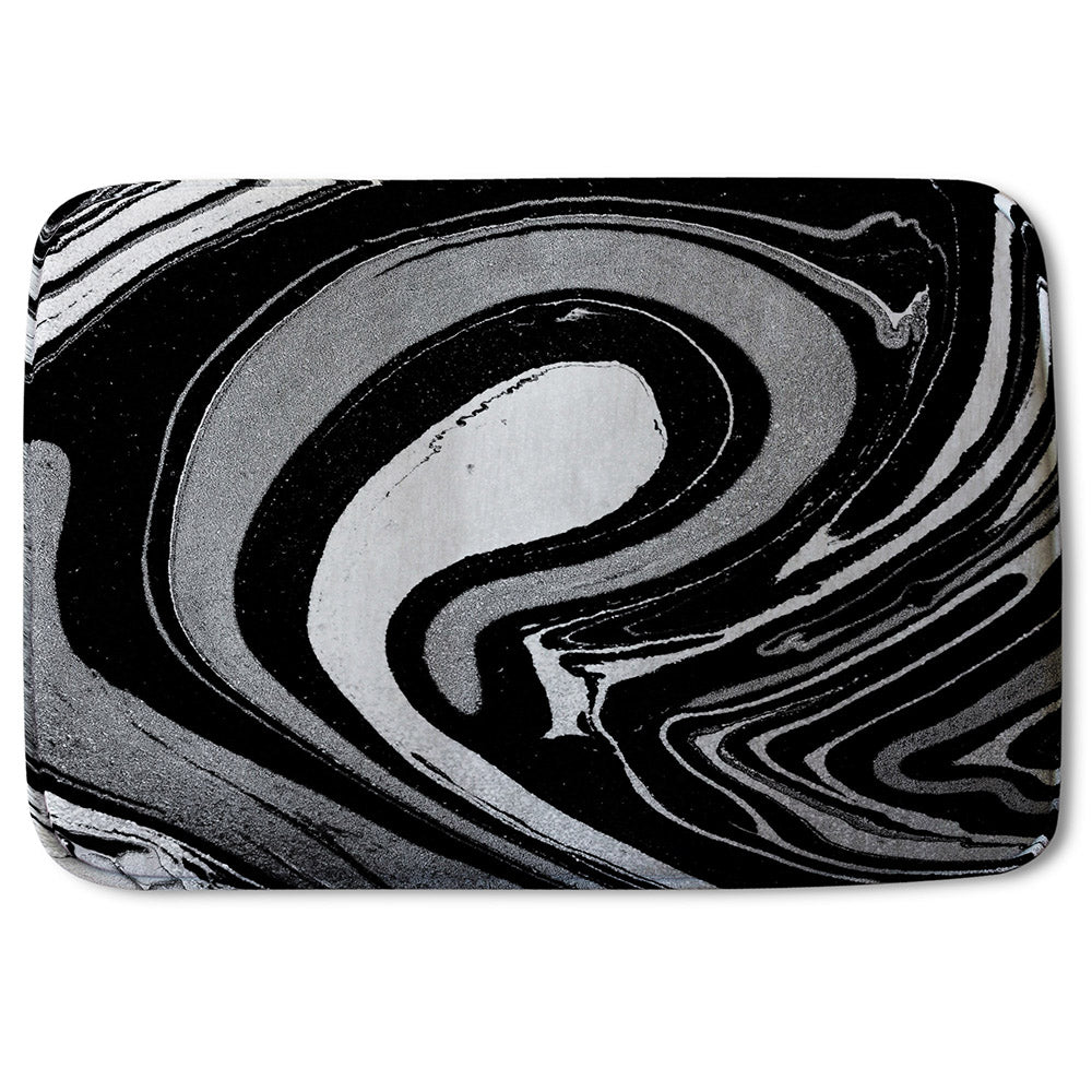 Bathmat - New Product Black Marbled Paint (Bath mats)  - Andrew Lee Home and Living