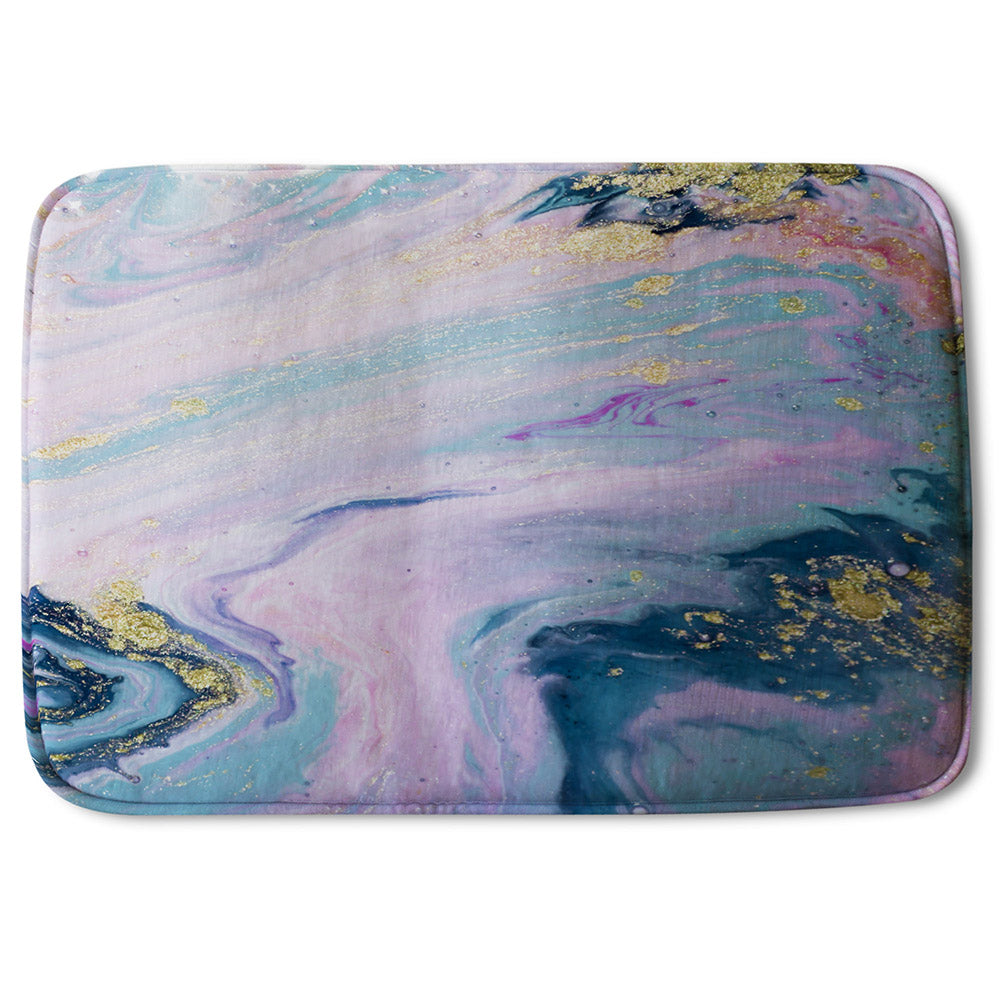 Bathmat - New Product Pink & Blue Marble (Bath mats)  - Andrew Lee Home and Living