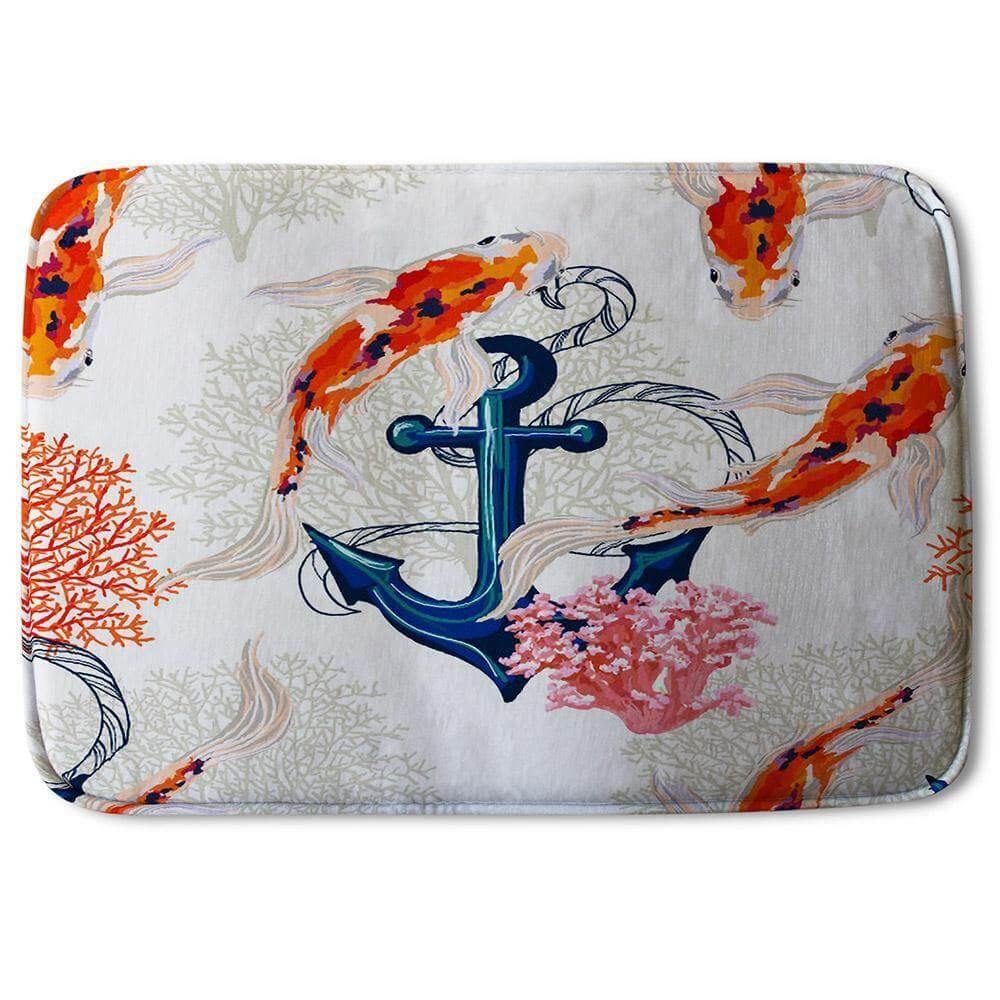 Bathmat - Anchor & Fish (Bath mats) - Andrew Lee Home and Living