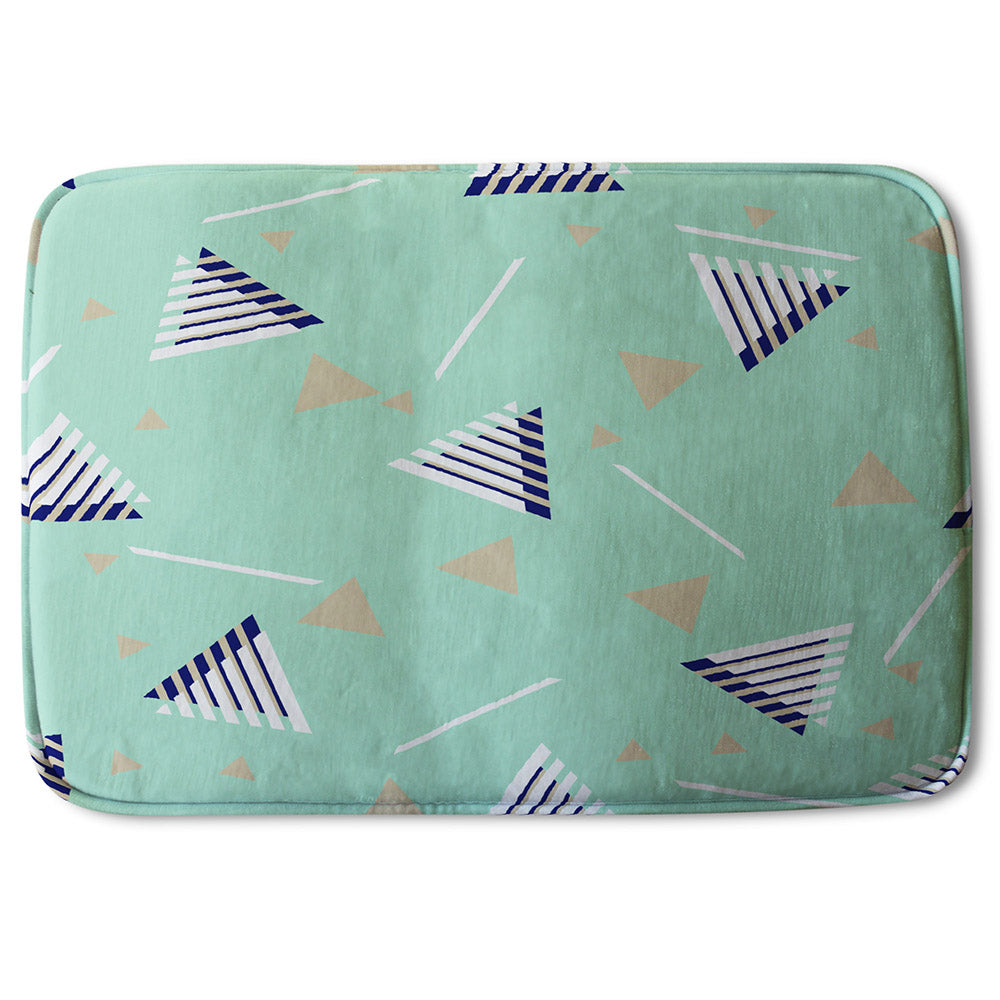 Bathmat - New Product Geometric Triangle Stripes (Bath mats)  - Andrew Lee Home and Living