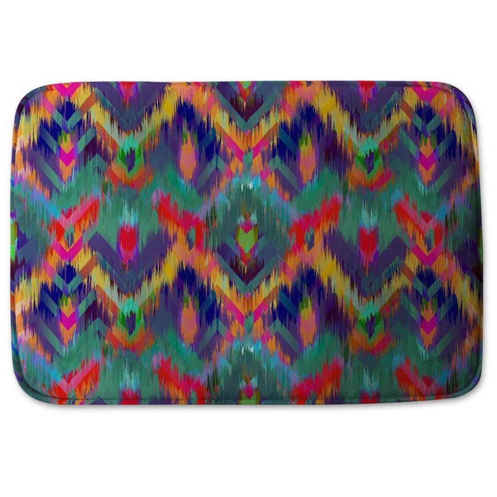 Bathmat - Abstract ethnic ikat pattern (Bath mats) - Andrew Lee Home and Living