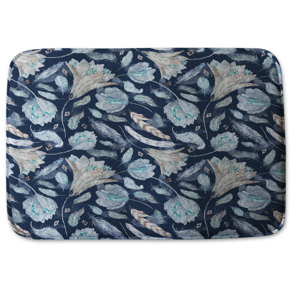Bathmat - New Product Boho Chic Indigo Pattern (Bath mats)  - Andrew Lee Home and Living