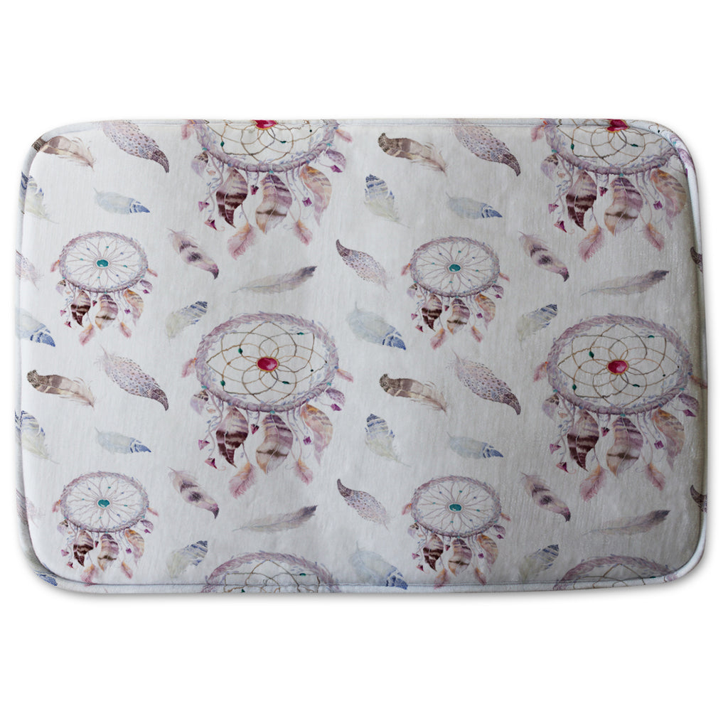 New Product Dreamcatcher and feather pattern (Bathmat)  - Andrew Lee Home and Living