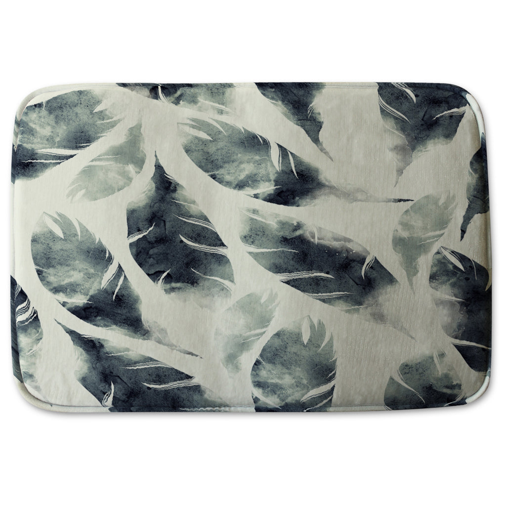 Bathmat - New Product Feathers fantastic birds  seamless pattern (Bath mats)  - Andrew Lee Home and Living