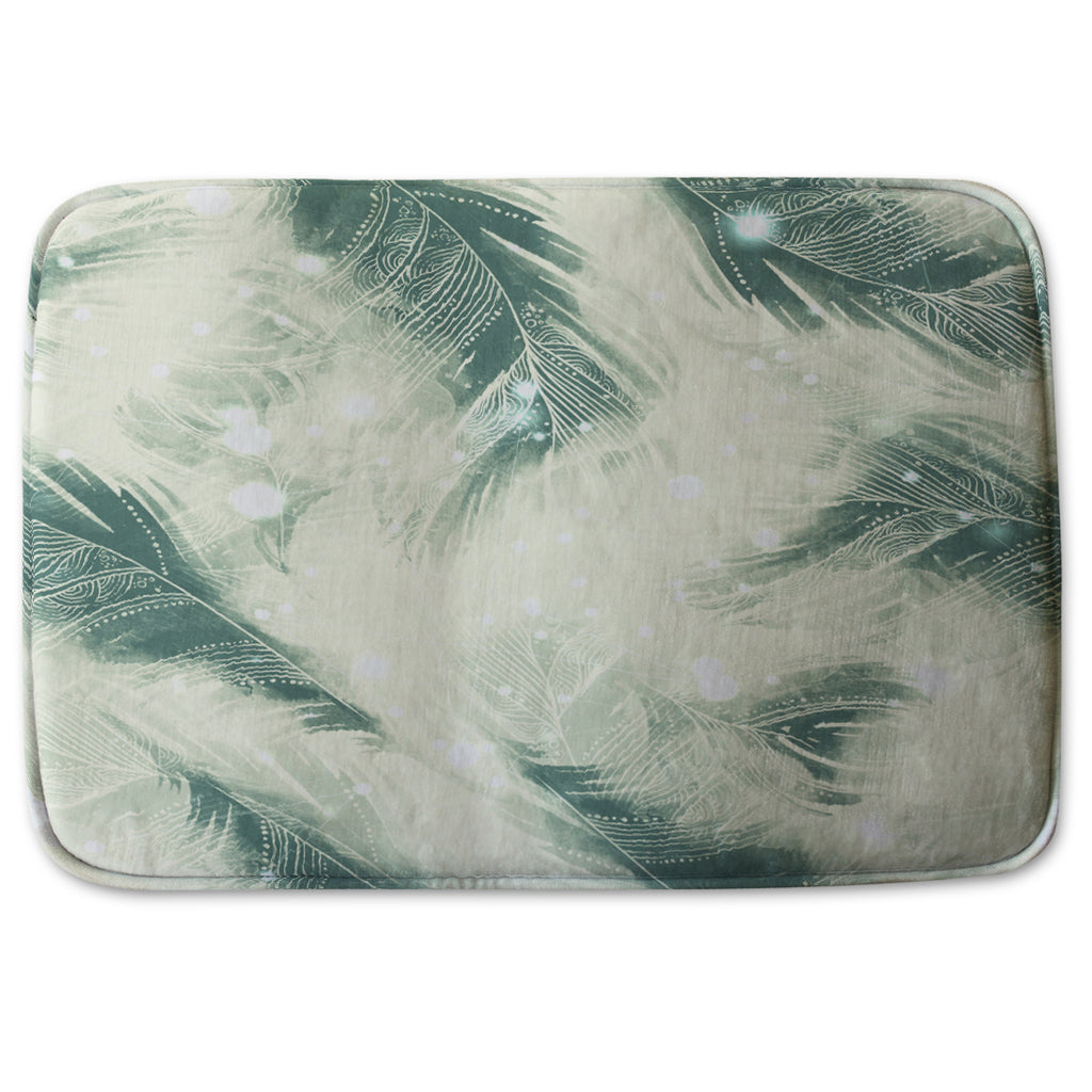 Bathmat - New Product Feathers fantastic birds with decorative ornaments (Bath mats)  - Andrew Lee Home and Living