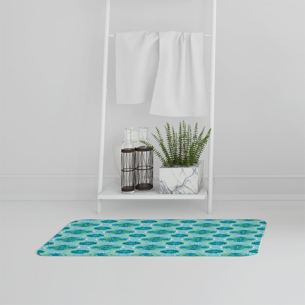 Bathmat - New Product Green cool boho chic summer (Bath mats)  - Andrew Lee Home and Living