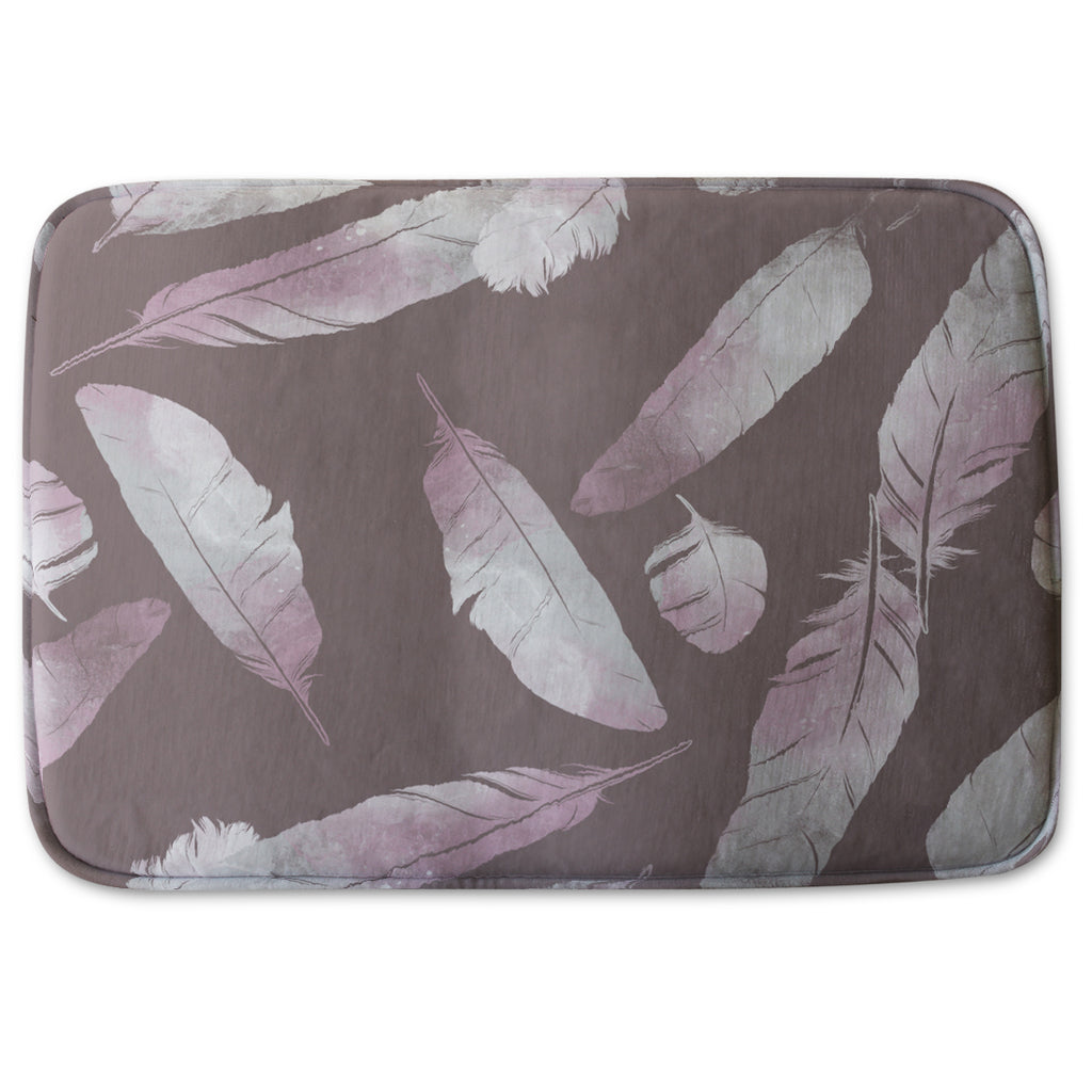 Bathmat - New Product Imprints boho feathers (Bath mats)  - Andrew Lee Home and Living