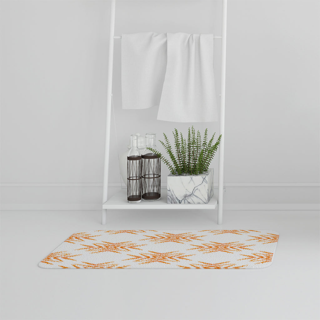Bathmat - New Product Orange ravishing boho chic (Bath mats)  - Andrew Lee Home and Living