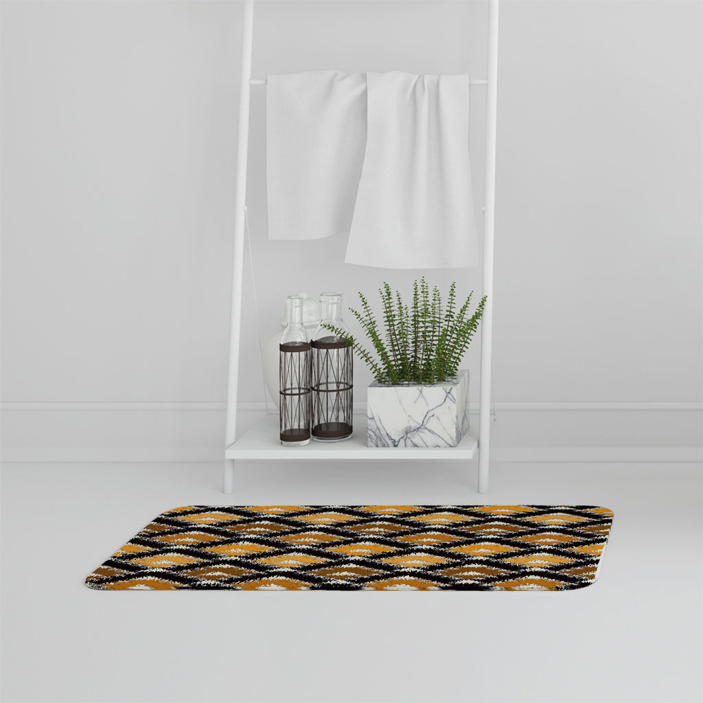 New Product Repeated triangles geometric background (Bathmat)  - Andrew Lee Home and Living
