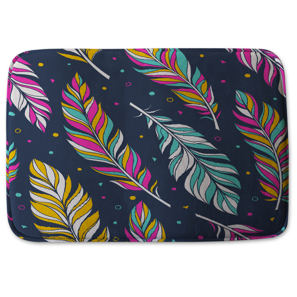 New Product Retro color feathers (Bathmat)  - Andrew Lee Home and Living