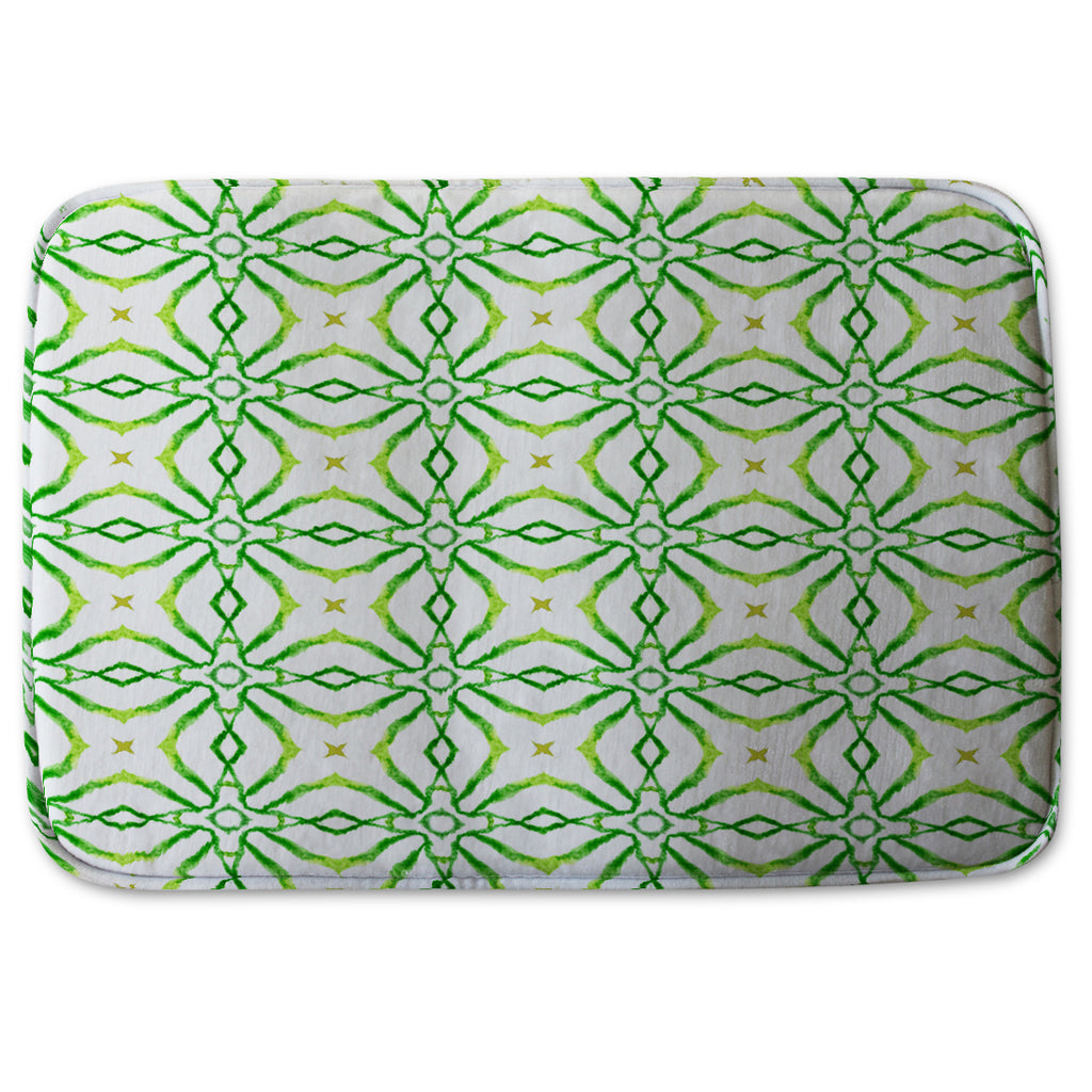 New Product swimwear fabric Green alluring boho chic (Bathmat)  - Andrew Lee Home and Living