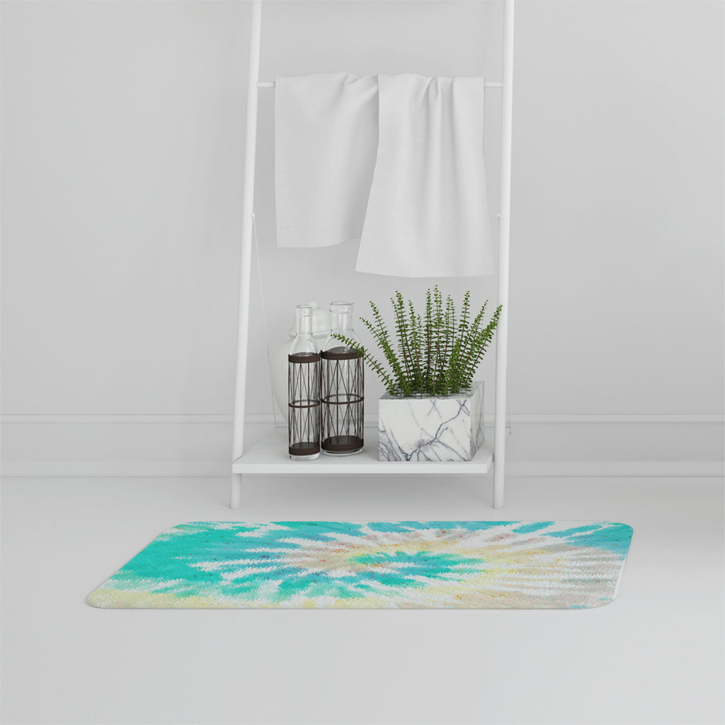 New Product Tie dye pattern shibori print (Bathmat)  - Andrew Lee Home and Living