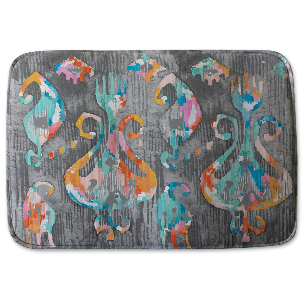 New Product Trendy tribal pattern in watercolour style (Bathmat)  - Andrew Lee Home and Living