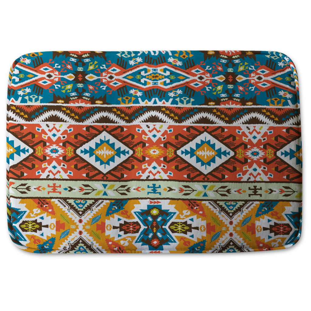 New Product Seamless colorful pattern in tribal style (Bathmat)  - Andrew Lee Home and Living