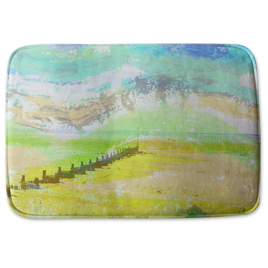 New Product Yellow beach (Bathmat)  - Andrew Lee Home and Living