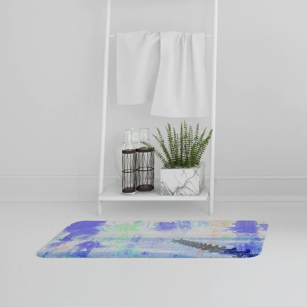 New Product beach BLUE (Bathmat)  - Andrew Lee Home and Living