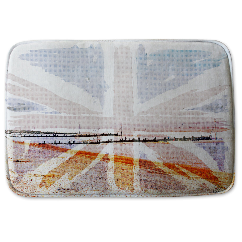 New Product Union jack beach (Bathmat)  - Andrew Lee Home and Living