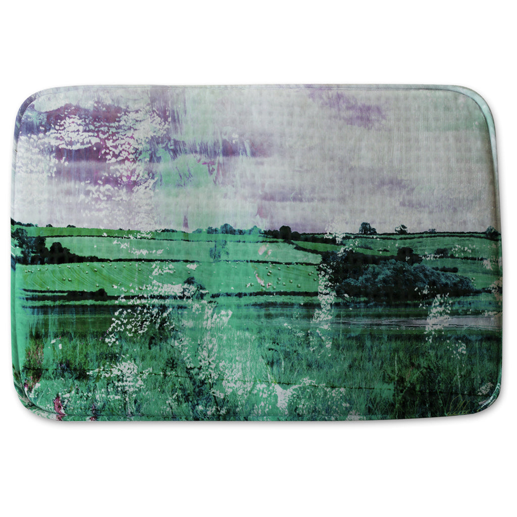 New Product Classic green countryside (Bathmat)  - Andrew Lee Home and Living
