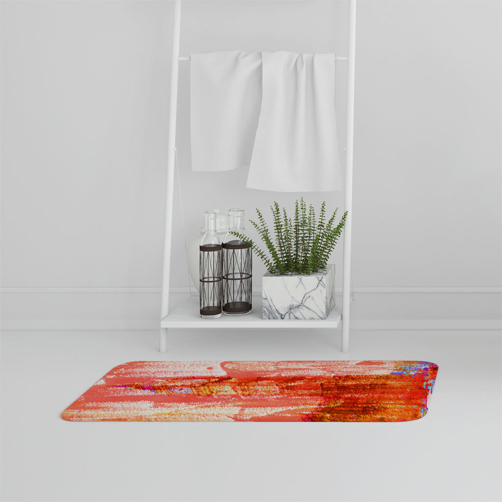 New Product CRAZY RED BEN (Bathmat)  - Andrew Lee Home and Living