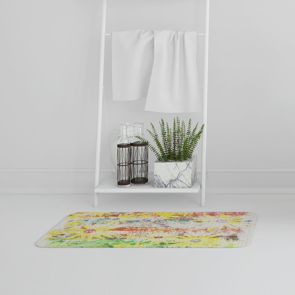 New Product FLOWER BURST (Bathmat)  - Andrew Lee Home and Living