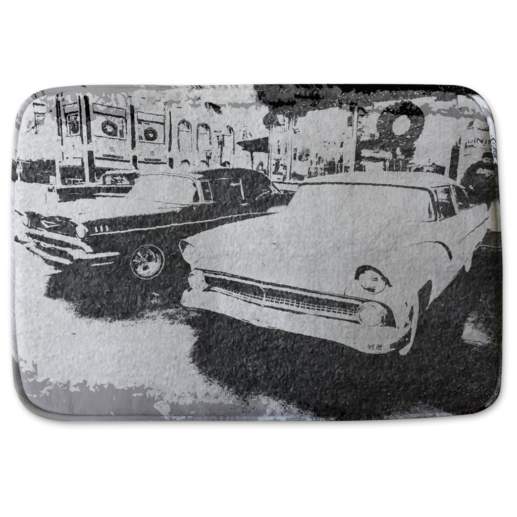 New Product Cool cars satin silver (Bathmat)  - Andrew Lee Home and Living