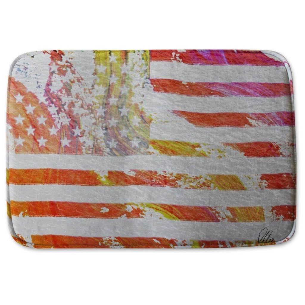American Flag Flare (Bathmat) - Andrew Lee Home and Living