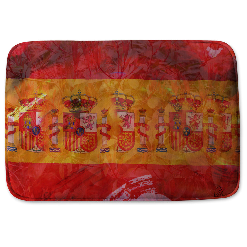 New Product Spain Flag (Bathmat)  - Andrew Lee Home and Living