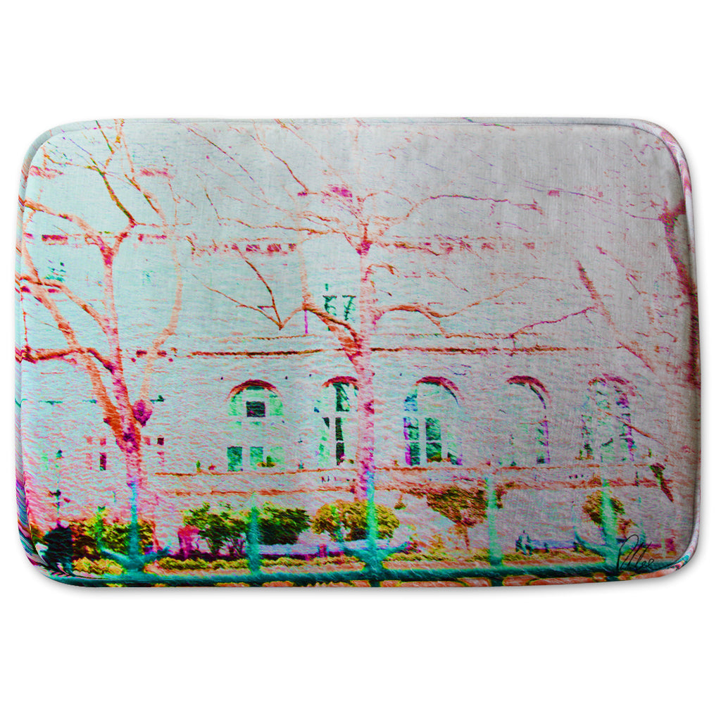 New Product Red tree in london  (Bathmat)  - Andrew Lee Home and Living