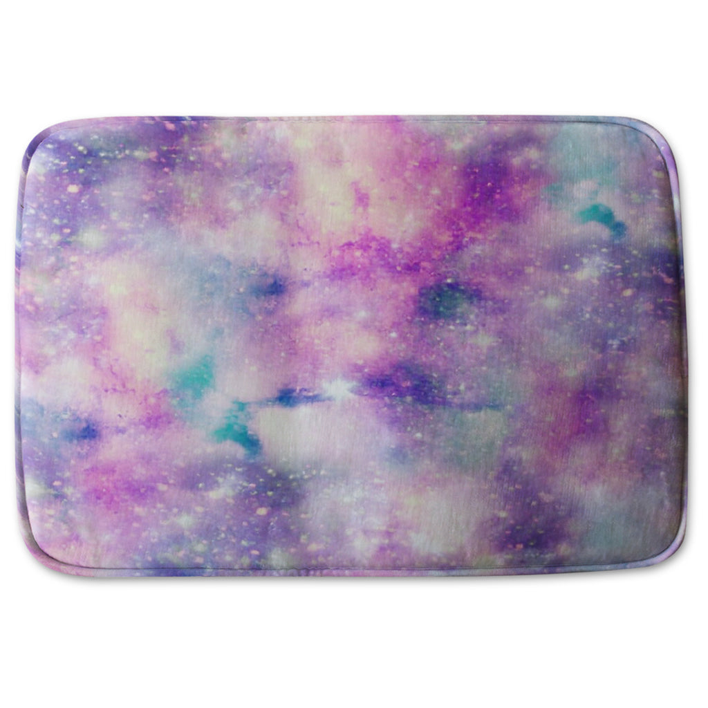 Bathmat - New Product Starry Galaxy Print in Unicorn Colours (Bath mats)  - Andrew Lee Home and Living