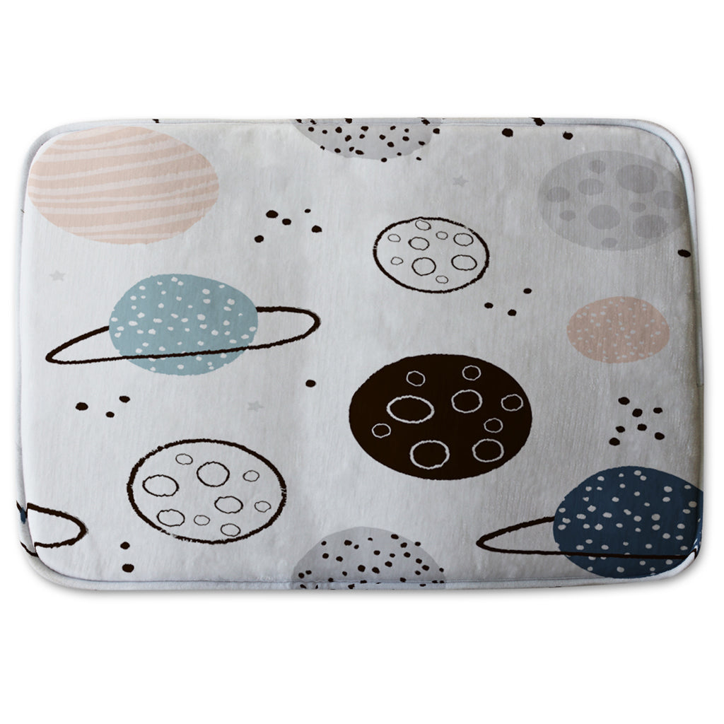 Bathmat - New Product Child hand drawn space elements (Bath mats)  - Andrew Lee Home and Living