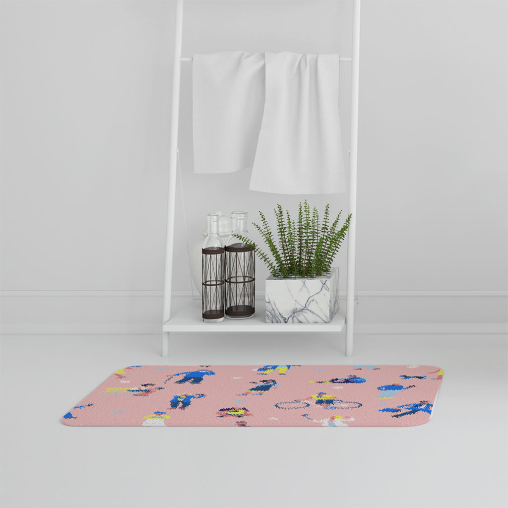 Bathmat - New Product different people with mobile phones and gadgets (Bath mats)  - Andrew Lee Home and Living