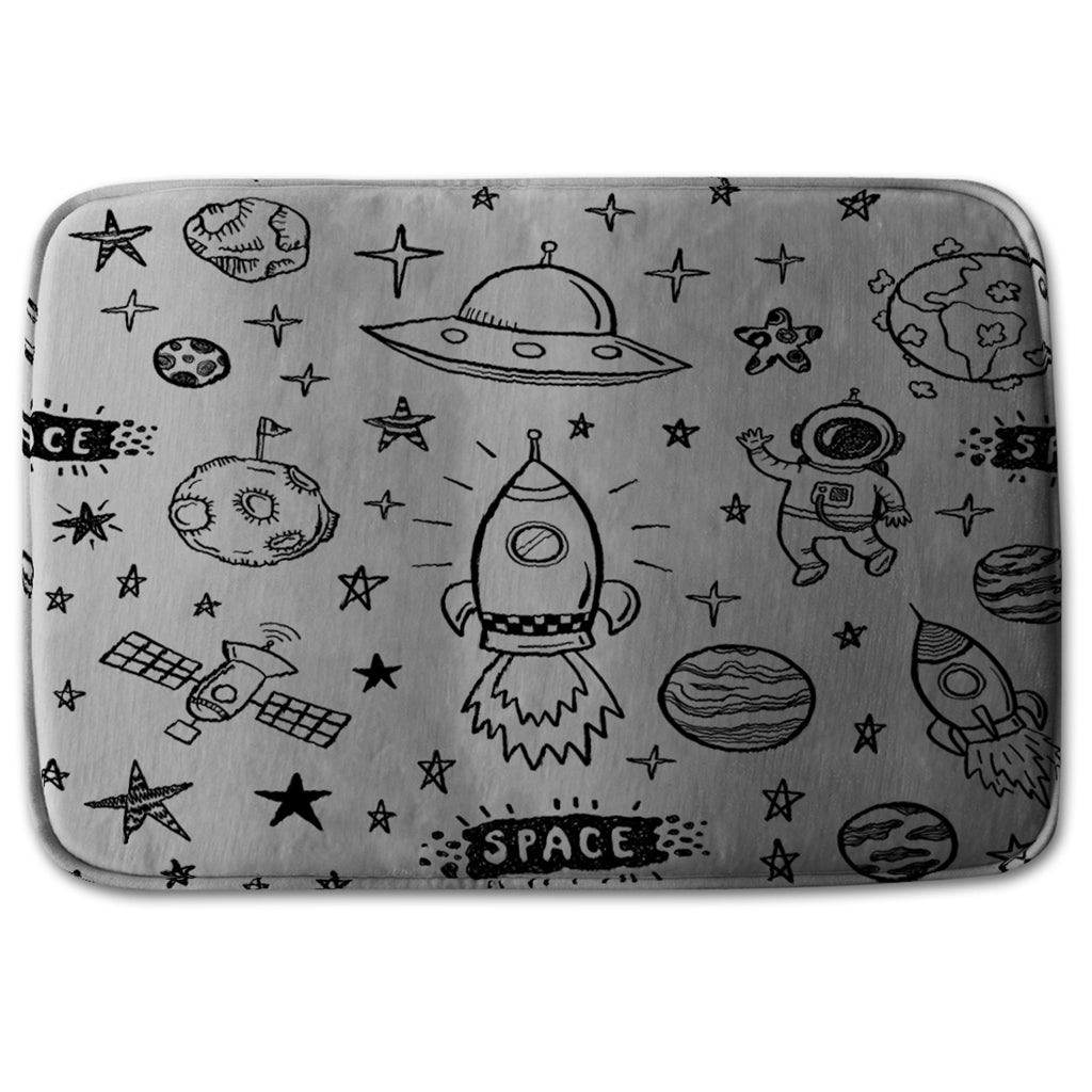 Bathmat - New Product Doodle space (Bath mats)  - Andrew Lee Home and Living