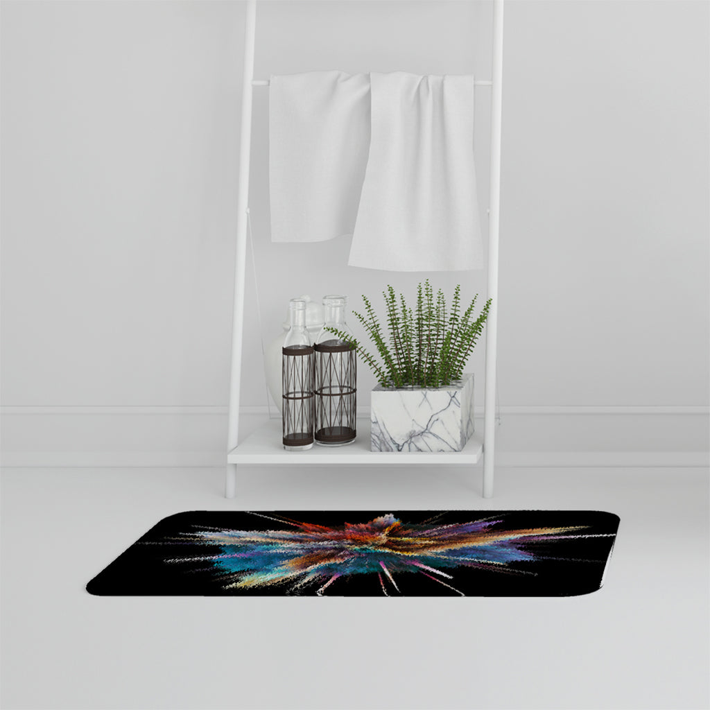 Bathmat - New Product colorful explosion isolated (Bath mats)  - Andrew Lee Home and Living