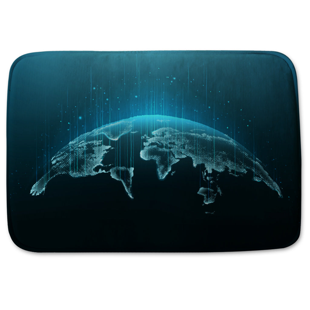 Bathmat - New Product Map of the planet (Bath mats)  - Andrew Lee Home and Living